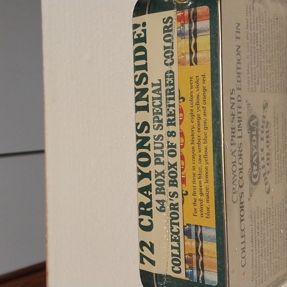 Crayola Crayons 64 box plus 8 retired colors. It never been opened. Collector's - Picture 2 of 6